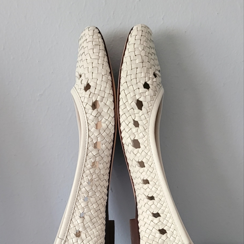 Loeffler Randall Braded Leather Ballet Flats 6.5 - Picture 7 of 10